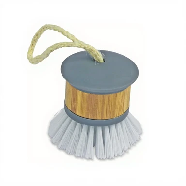 Alpina Afwasborstel 6 X 7,8 Cm Pp/bamboe Grijs/naturel