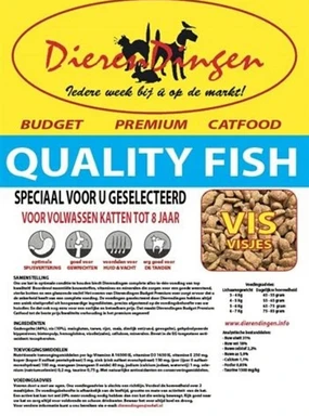 Merkloos Budget Premium Kattenvoer Vis 15 kg
