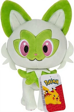 Pokémon Sprigatito pluche speelgoed - 20,32 cm, zacht