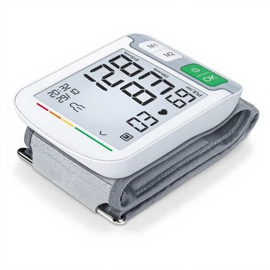 Beurer BC51 - Tensiomètre poignet - Écran XL - Détection battements irréguliers - Indicateur de risque