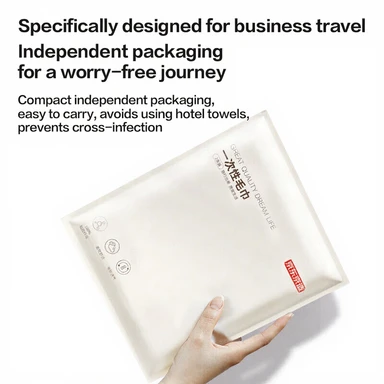 ochama x J.ZAO 10 stuks Set - Wegwerphanddoeken - Verdikt en vergroot - Wegwerpverpakkingen Van 2*5 Zakken Absorberende gecomprimeerde badhanddoeken - Reizen