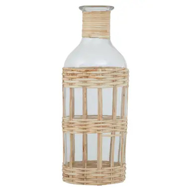 Interiors by Premier Vase Kuta Cane Natural Large