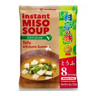Marukome Instant Miso Soup Tofu Vegetarian 152g