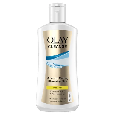 OLAY Cleanse, Make-Up Melting Cleanser Milk, Dry Skin, 200ml