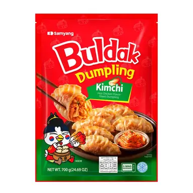 Samyang Buldak Kimchi Dumplings (Hot Chicken Kimchi) 700g 三养泡菜味火鸡煎饺子 700g
