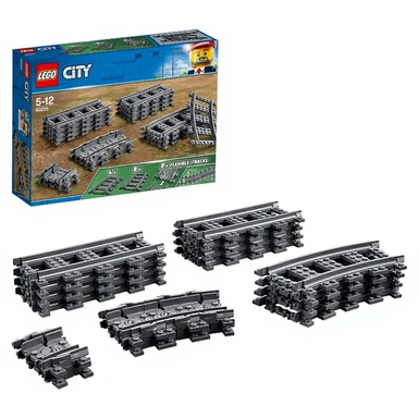 LEGO City 60205 Rails de Train - 20 pièces