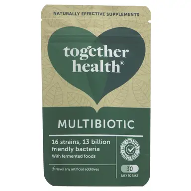 Together Health - Multibiotic - 16 Strains - 13 Billion CFU，Fermented Foods - 30 CAPS