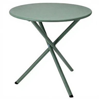 Table Green Steel D48X48C