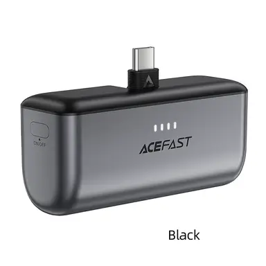Acefast M9-5000 PD 20W Capsule Power Bank Black