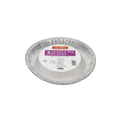 Caroline 10 inch Pie Plate, 250mm diameter x 30mm deep, pack of 3