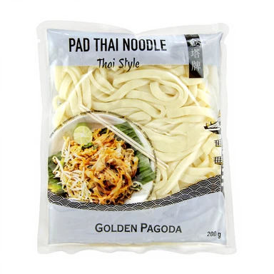 Golden Pagoda Nouilles pad thaï fraîches style thaïlandais - 200 g