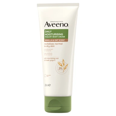 AVEENO Daily Moisturising Yogurt Body Cream Vanilla & Oat Scent 200ml