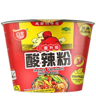 Bai Jia Potato Vermicelli Sour Hot (Bowl) 105g