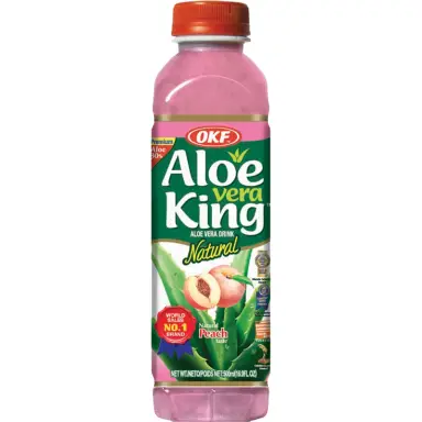 OKF Aloe Vera Getränk Pfirsich 500ml [inkl. €0,15 Pfand]