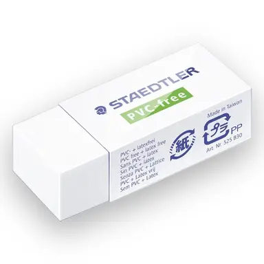 STAEDTLER PVC-freier weißer Radiergummi