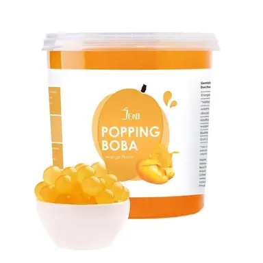 JENI Popping Boba Mango-Geschmack, 3,4 kg Gastronomiepackung