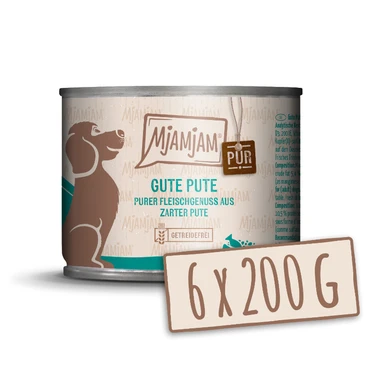 MjAMjAM - Pure vleestraktatie - Puur goede kalkoen 200g*6