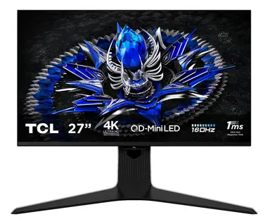 TCL R83 27R83U moniteur 68,6 cm 3840 x 2160 pixels 4K Ultra HD QLED Noir, Blanc