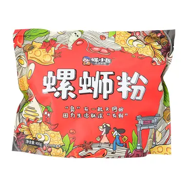 Luoxiaojiang Spiraal Vermicelli Rood Originele Smaak 400g