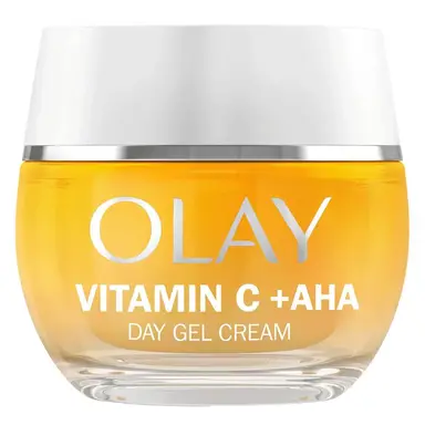 Olay Vitamine C Gel Dagcrème, AHA & Niacinamide. Anti-pigmentvlekken, Egaliseert, Hydrateert, 50ml