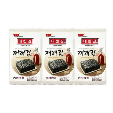 Daechun Seasoned Seaweed Dosirak (Original) 3 pack