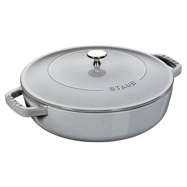 STAUB cocotte ronde en fonte émaillée avec couvercle 28 cm - 3,7 L
