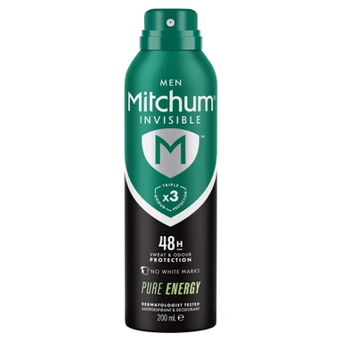 Mitchum Men Pure Energy Antiperspirant & Deodorant 200ml