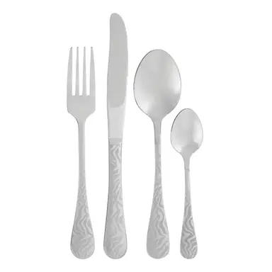 Avie 16 Piece Zebra Cutlery Set