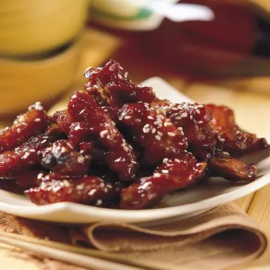 Laweiju Côtes de porc sauce miel Laweiju 300g