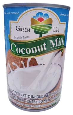Green Life Kokosmelk in Blik (5-7%) 400 ml