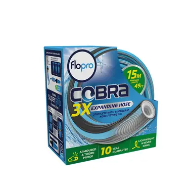 Flopro Cobra Expanding Hose Set 15m
