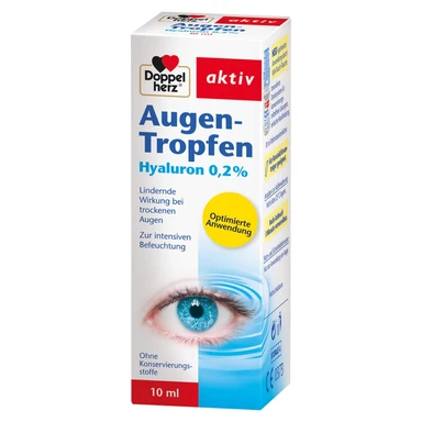 Doppelherz Augentropfen Hyaluron 0,2% 10 ml