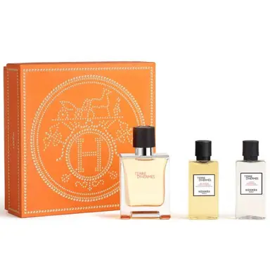 Hermes Terre D'Hermes Cadeauset edt 50ml + douchegel 40ml + aftershave 40ml Terre D'Hermes Cadeauset