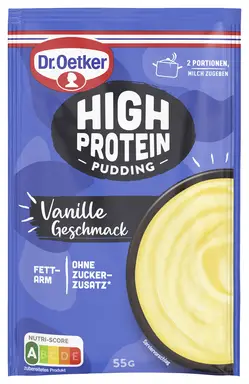 Dr. Oetker High Protein Pudding-Pulver Vanille 55g
