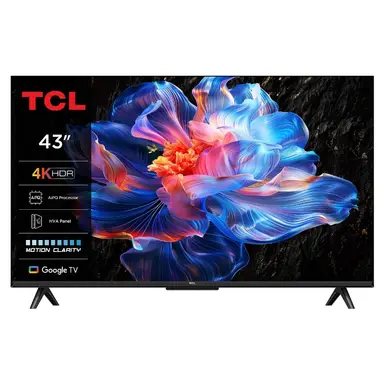 TCL 43P735 - Smart TV 43 pouces 4K LED UHD - HDR10 | Google TV | HDMI 2.1 | Commande vocale
