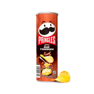 NongShim Pringles saveur tteokbokki rose épicé, 100 g