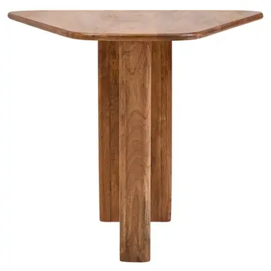 Fifty Five South Walsa Coffee Table Triangle Mango Wood Natural