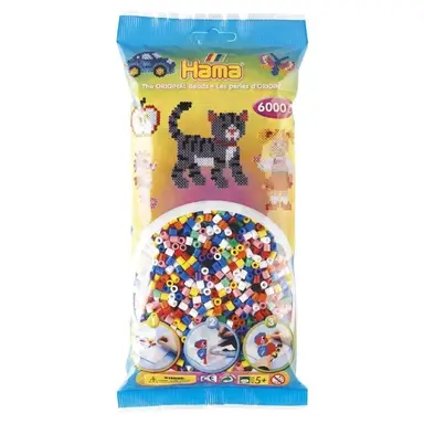 Hama 205-00 Bag 6000 Beads Mix 00