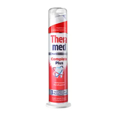 Theramed Press Type Tandpasta 100 ml (Rood - Multieffect Tandbescherming), Henkel, Duitsland