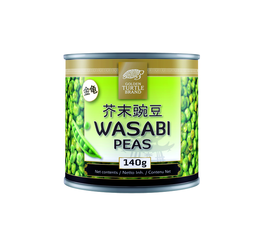 Golden Turtle Erwten met Wasabi-coating 140 g