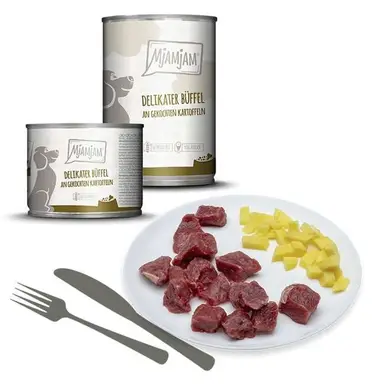 MjAMjAM - Heerlijke buffel met gekookte aardappelen 400g *6