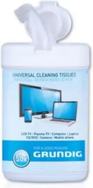 Grundig Schermreiniging tissues - Schermreiniger - Universele reinigingsdoekjes Clean screen wipes OT 50pc