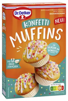 Oetker Konfetti Muffins