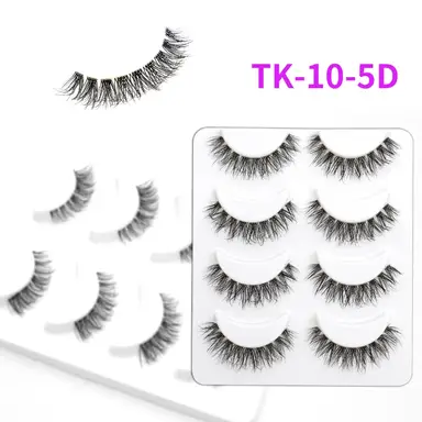 INPROB 5D-explosieve uitstraling, kunstwimpers, haar van internationale kwaliteit, hoogwaardig, krullend, dik, nieuw binnen