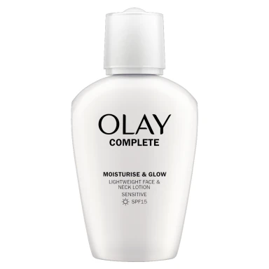 Olay Complete Moisturise & Glow Face And Neck Lotion For Sensitive Skin With SPF15,100ml