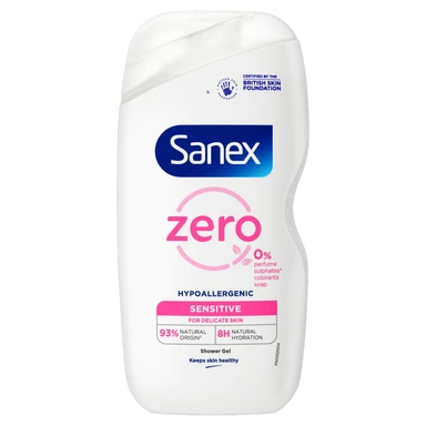 Sanex Zero% Hypoallergenic Sensitive Shower Gel 450ml