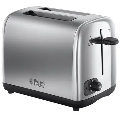 Russell Hobbs Adventure Classics 2 Slice Toaster - Brushed/Polished, Fast Heat Up - 24080