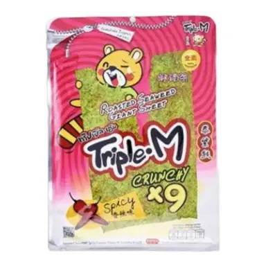 Triple- M Geroosterde Zeewiervellen Pittig 45 g