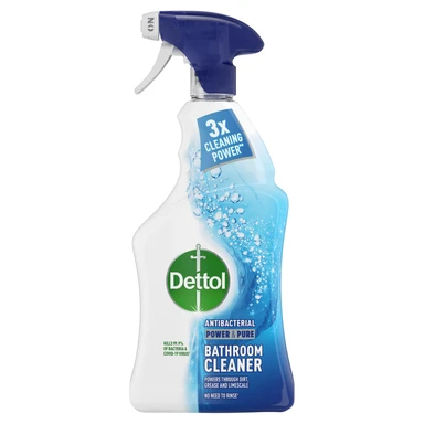 Dettol Antibacterial Power & Pure Bathroom Cleaning Spray, 1l