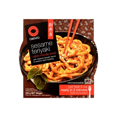 Obento Sesam Teriyaki Udon Nudelschale 240g